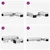 Set vanjskih sofa s jastukom 9 pcs Prirodna i krem Poliester