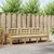 Set vanjskih sofa s jastukom 3 pcs Bijela i bež Poliester