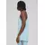 Mens Fishnet Tank Top - Blue