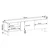 HANAH HOME TV polica River White Sapphire Oak