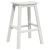 Barska stolica 2 pcs Bijelo 52 x 43 x 73,5 cm HDPE