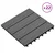 Pločice za decking 22 pcs Siva 30 x 30 cm Drvoplastična smjesa