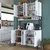 Hanah Home Komoda JE173 3287, 120x198.6x40 cm, Bela