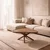 Hanah Home klub sto Oscar Ucgen 95, 95 cm, orah