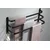 Gockowiak Obešalnik Athos 49 cm črne barve, loft