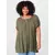 KAFFE CURVE Bluza Ami, rjava
