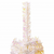 VIDAXL umjetno božićno PVC drvce s obojenim vrhovima (180cm), bijelo