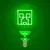 Sijalica Paladone Minecraft - Creeper LED Neon E27