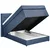 Carryhome POSTELJA BOXSPRING 120 cm x 200 cm , tekstil temno modra