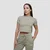 GymBeam Ženska majica Agile Cropped Sage