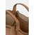 Usnjena torbica Tory Burch Romy Pebbled Satchel
