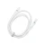 Dviced Cable USB-C to Lightning silicone 1,25m - White