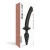 strap-on-me Semi-Realistic Switch Plug-in 2in1 Dildo & Butt Plug Black L