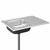 Kuhinjski sudoper s cjedilom srebrni 800 x 600 x 155 mm čelični