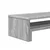 Stalak za monitor siva boja hrasta 54x22x15cm konstruirano drvo