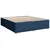 Vidaxl Box spring postelja z vzmetnico modra 180x200 cm blago
