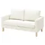 SALTSJÖBADEN Navlaka za sofu dvosed, Blekinge bela