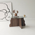 Hanah Home Klub sto Butterfly, Smeđe boje