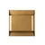 Opviq Zidna lampa Bera-15302, 25x25x11cm, IP20, Zlatna boje