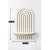 Hanah Home Zidna polica, 20x35x13cm, Bela