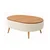 Hanah Home Luno klub sto 90 × 45 × 60 cm, bela