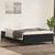 vidaXL Box spring postelja brez vzmetnico črna 160x210 cm žamet
