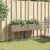 Vrtne sadilice s policom 2 kom sive 70 x 28 x 70 cm poliratan