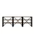 HANAH HOME Polica Prof Walnut Black