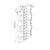 Hanah Home Polica 75x161,3x21,7cm Bela