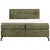 Esposa BOXSPRING POSTELJA 160 cm  x 200 cm , tekstil zelena