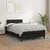 vidaXL Box spring postelja z vzmetnico črna 120x190 cm umetno usnje