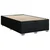 VIDAXL Box spring postelja z vzmetnico črn 90x190 cm blago