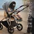 Kikka Boo Kolica Chiara 3in1 set sa I-SIZE autosedištem i tvrdom korpom Black