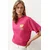 Trendyol Milla Ženska majica TWOSS24TS00233, Roze