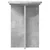 Stalak za biljke 2 pcs Betonska siva O29,5 x 40 cm