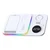 Bezicni punjač 5u1 Magsafe RGB A82 30W, Beli
