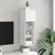 TV ormarići s LED svjetlima 2 kom bijeli 30,5x30x90 cm