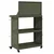 Kolicˇar za alate s policom Maslinasto zelena 65 x 35 x 111 cm