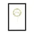 Plakat z minimalističnim napisom Love - 30x45 black