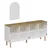 Hanah Home Konzola Lotus Mirror, 180x81x45 cm, Bela