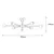 Conceptum Hypnose Luster Ray-1133, 19cm 78x78 cm, 8xE27, 40W