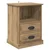Vidaxl Nočna omarica s predalom 2 pcs artisan hrast 43 x 36 x 60 cm