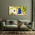 Slika modra vrata pod limonami - 140x70