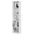 Hanah Home Polica za knjige Ktp-325-Bb-1, 43x182x26 cm, Bela
