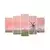 Wallity Set Slika 5M-60, 5 Delova