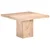 Vidaxl Jedilna miza 120x120x77 cm trden mangov les