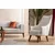 Atelier del Sofa Trosed na razvlačenje Cofi 90x80x222cm Krem