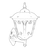 Lessentiel Maison Spoljna zidna lampa BAP-68181-BSY-M3, 40 cm, IP65, E27, 40W, Crna