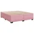 Vidaxl Box spring postelja z vzmetnico roza 200x200 cm žamet