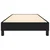 vidaXL Box spring posteljni okvir črn 90x200 cm blago
